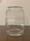 Vtg 1960s Clear Glass 1 Gallon Canteen Style Fish Bowl 8 5    Aquarium Terrarium
