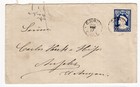 Chile Jul  190x Tpo Train Railway Cancellation Los Anjeles I Santa Fe