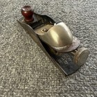 Vintage Stanley No  220 Block Plane Maroon Collectible Wood Working Tool Usa