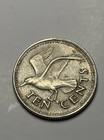 1973 Barbados 10 Cents World Coin-km 12