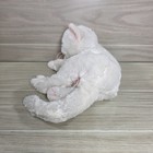 Ty Silk Classic Crystal White Plush Kitty Cat Blue Eyes Shell Tysilk Stuffed Toy