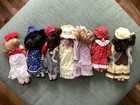 Set Of 7 Antique Vintage Collectible Dolls  lot 3 