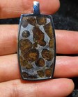 Sericho Pallasite Meteorite Pendant Olive Iron Meteorite - From Kenya Necklace