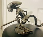 Alien From Alien Vs  Predator Metal Handmade Nuts And Bolts Statue Figurine