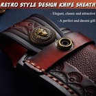 Pocket Knife Sheath  4 53  Folding Leather Case  Horizontal Carry