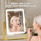 Vanity Mirror With Lights  16 x14  Large Led Lighted Makeup Mirror  Hollywood   