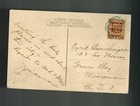 1920s Jerusalem Palestine Real Picture Postcard Cover To Usa Gethsemane Garden