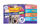 Wet Cat Food Pate  Soft Seafood And Chicken Variety Pack  5 5 Oz Cans  40 Pack