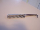 New  Metal Horse Comb Tool For Grooming With Hook - Heavy Duty   Weight  4  Oz 