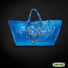 Ikea Shopping Bag Blue Large Size Sturdy Laundry Grocery Durable Frakta - 3 Pack