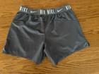 Nike Athletic Shorts Youth Sz Xl Gray Lighweight 4  Inseam Gym Running Training