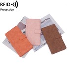 Rfid Blocking Slim Leather Travel Passport Holder Credit Card Wallet Case Cover