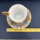 Rare Kpm Porcelain Demitasse Cup And Saucer   Vintage  Hand Painted