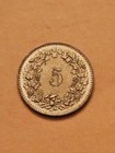 1989b          Switzerland 5 Five Rappen World Coin Km 26c Exfine-alm Unc Free Ship 