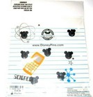 New Booster Disney Pin Set Nerds Rock  Mickey Stitch Science Math Glasses Sealed