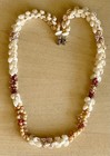 Vintage Ni ihau Hawaii Momi Kahelelani Hawaiian Shell Lei Necklace Rare