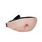 Men Women Unisex Dad Bod Waist Bag Novelty Hairy Beer Belly Fanny Pack Ho