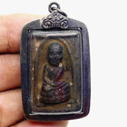 Phra Luang Pu Thuad Thai Amulet Wat Chang Hai Talisman Buddha Pendant Old Rare