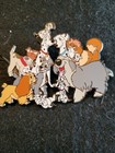 Disney Dogs Pin Group Cluster Dalmatian Lady Nana Max Dodger Pongo Puppy Box Dlr