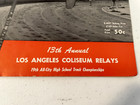 May 15 1953 Los Angeles Coliseum Relays Program College High School Track Meet