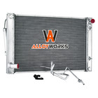 3 Row Radiator   Condenser Combo For 08-2013 Infiniti G35 G37 3 7l G25 2 5l 370z