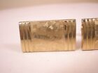 Beautiful Random Design Gold Tone Quality Vintage Anson Cuff Links Simple