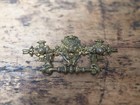 Vintage Brass Lion Head Bail Pull Drawer Handle Knob Mid Century Hardware