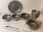 Vintage Pewter Wilton And Other Bowls And  Fruit Cups Lot Of 7
