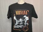 2010 Nirvana Live On Stage Band Adult Large Black Tshirt