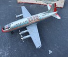 Rare Rosko Toy American Airlines Tin Toy Airplane W  Box Vickers Viscount Tomy