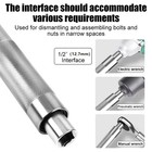 1 2  Offset Extension Wrench For Impact Drills  Ratchet Extended Wrench  Electri