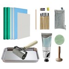 Linocut Kit For Printmaking stamp Making Kit  Linoleum Blocks Carving 
