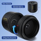 Electric Mason Jar Vacuum Sealer Kit For Wide   Regular Mason Genie Jar  10 Lids