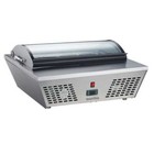 30   Refrigerated Countertop Prep Fridge W  Folding Glass Sneeze Guard