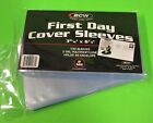 200  2 X 100  First Day Cover Poly Sleeves  6 Covers  2 Mil  Crystal Clear