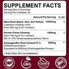 Maca Male Enhancement Bigger Thicker Stronger Sex Pills Boost For Man 60 Gummies