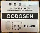 Dx-286 Portable Radio  With Tef6686 Automotive Chip lw am  Fm Rds  Shortwave
