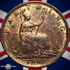 Great Britain 1862 Farthing 1 4d Gb3494