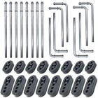 32pcs Heavy Duty Exhaust Hanger Rod Set 32pcs Exhaust Hanger Rod With Rubber