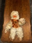Vtg Rushton Rubber Face Tippy Cr  me Monkey Girl Stuffed Animal Plush   17    Rare
