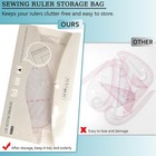 Fashion Clear Metric Sewing Ruler Set  French Curve Pattern Ruler Kit For Beg   