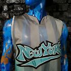 Vintage 90s New York All Star Pro Jersey Basketball Sleeveless Polyester Mens L 
