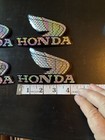  4  Vintage 1970s Honda Motorcycles Wing Prismatic Silver Decal Sticker 4 5   
