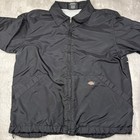 Dickies Jacket Med Black Nylon Eisenhower Jacket Full Zip Workwear Mesh Lined