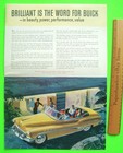 1952 Buick Huge Dlx 8-pg Color Catalog Brochure Roadmaster Convertibles Super
