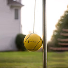 Sports Compact Tetherball Set For Outdoor Backyard With Ball And Rope Set  9  Me