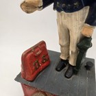 Uncle Sam Government Mechanical Coin Usa Vintage Bank Metal Cast Iron U s 