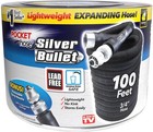 New Pocket Hose Silver Bullet 100 Ft Lighweight Expanding Water Hose
