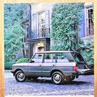 1990 Range Rover Gray Suv 4wd English Manor Vintage Print Ad Car Auto Garage Art