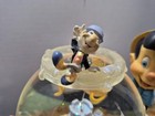 Vintage Rare Disney Pinocchio Toyland Fishbowl Cleo Musical Snow Globe Works